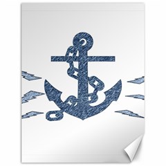 Anchor Pencil Drawing Art Canvas 12  X 16   by picsaspassion