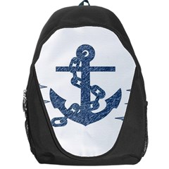 Anchor Pencil Drawing Art Backpack Bag by picsaspassion