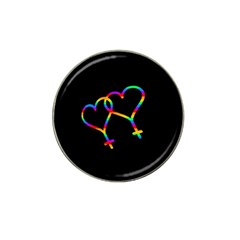 Love Is Love Hat Clip Ball Marker by Valentinaart