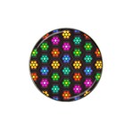 Pattern Background Colorful Design Hat Clip Ball Marker (10 pack) Front