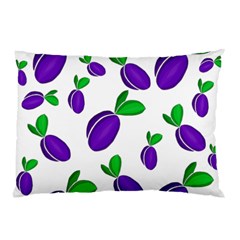 Decorative Plums Pattern Pillow Case by Valentinaart