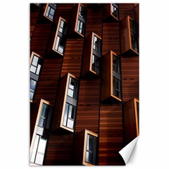 Abstract Architecture Building Business Canvas 24  X 36  by Amaryn4rt