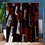 Abstract Architecture Building Business Shower Curtain 60  x 72  (Medium)  60 x72  Curtain