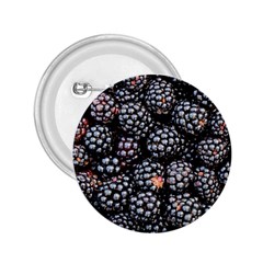 Blackberries Background Black Dark 2 25  Buttons by Amaryn4rt