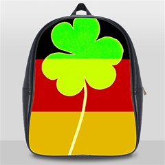 Irish German Germany Ireland Funny St Patrick Flag School Bags (xl)  by yoursparklingshop