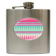 ¨pink Bohemian Hip Flask (6 Oz) by Brittlevirginclothing