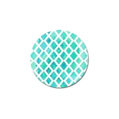 Blue Mosaic Golf Ball Marker by Brittlevirginclothing