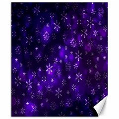 Bokeh Background Texture Stars Canvas 8  X 10  by Amaryn4rt