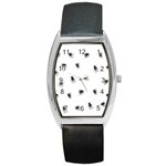 Flies Barrel Style Metal Watch Front