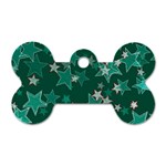 Star Seamless Tile Background Abstract Dog Tag Bone (Two Sides) Front