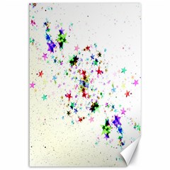 Star Structure Many Repetition Canvas 12  X 18   by Amaryn4rt