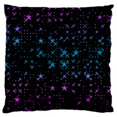 Stars Pattern Seamless Design Large Cushion Case (one Side) by Amaryn4rt