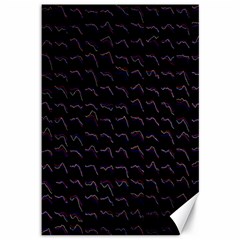 Smooth Color Pattern Canvas 12  X 18   by Amaryn4rt