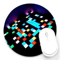 Dance Floor Round Mousepads by Amaryn4rt