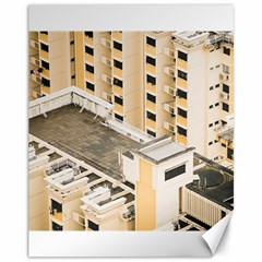 Apartments Architecture Building Canvas 11  X 14   by Amaryn4rt