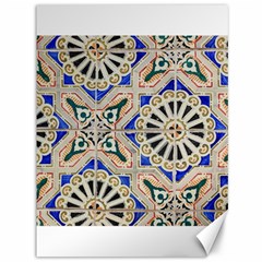 Ceramic Portugal Tiles Wall Canvas 36  X 48   by Amaryn4rt