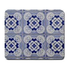 Ceramic Portugal Tiles Wall Large Mousepads by Amaryn4rt