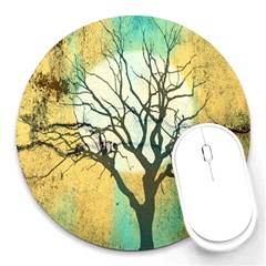 A Glowing Night Round Mousepads by digitaldivadesigns