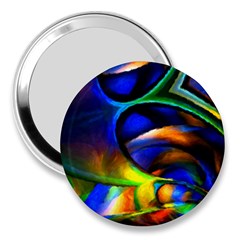 Light Texture Abstract Background 3  Handbag Mirrors by Amaryn4rt