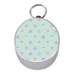 Butterfly Pastel Insect Green Mini Silver Compasses by Nexatart