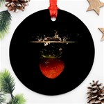 Strawberry Ornament (Round) Front