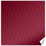 Red pattern Canvas 20  x 20   19 x19.27  Canvas - 1