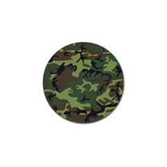 Camouflage Green Brown Black Golf Ball Marker (10 Pack) by Nexatart