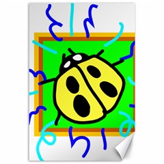 Insect Ladybug Canvas 24  X 36  by Nexatart