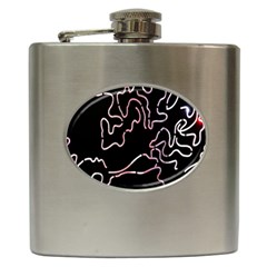 Abstract Glare Visual Art Hip Flask (6 Oz) by Nexatart