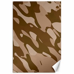 Background For Scrapbooking Or Other Beige And Brown Camouflage Patterns Canvas 20  X 30   by Nexatart