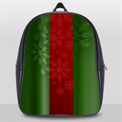 Background Christmas School Bags(large)  by Nexatart