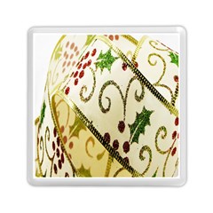Christmas Ribbon Background Memory Card Reader (square)  by Nexatart