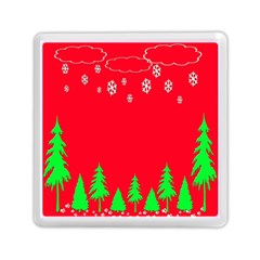 Merry Christmas Memory Card Reader (square)  by Nexatart
