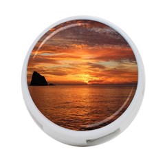 Sunset Sea Afterglow Boot 4-port Usb Hub (two Sides)  by Nexatart