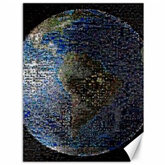 World Mosaic Canvas 36  X 48   by Nexatart