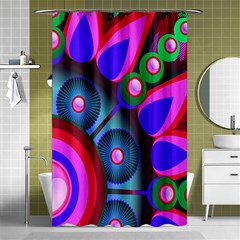 Abstract Digital Art  Shower Curtain 48  X 72  (small)  by Nexatart