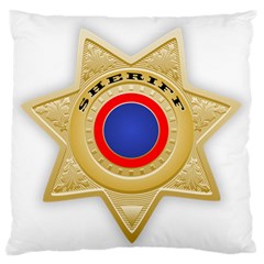 Sheriff S Star Sheriff Star Chief Standard Flano Cushion Case (one Side) by Nexatart