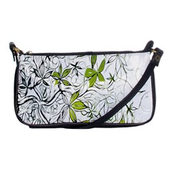 Floral Pattern Background Shoulder Clutch Bags by Nexatart