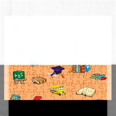 School Rocks! Rectangular Jigsaw Puzzl by athenastemple