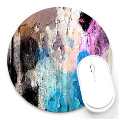 Peelingpaint Round Mousepads by digitaldivadesigns