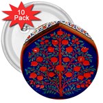 Tree Of Life 3  Buttons (10 pack)  Front