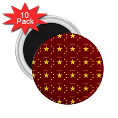 Chinese New Year Pattern 2 25  Magnets (10 Pack)  by dflcprints