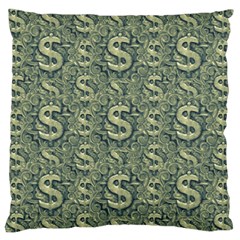 Money Symbol Ornament Standard Flano Cushion Case (two Sides) by dflcprintsclothing