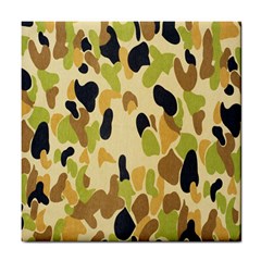 Army Camouflage Pattern Tile Coasters by Nexatart