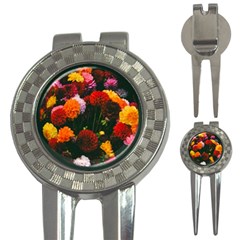 Beautifull Flowers 3-in-1 Golf Divots by Nexatart