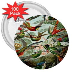 Beautiful Bird 3  Buttons (100 Pack)  by Nexatart