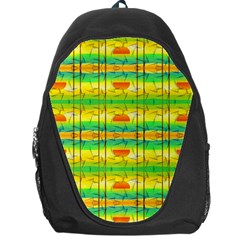 Birds Beach Sun Abstract Pattern Backpack Bag by Nexatart