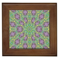 Modern Ornate Geometric Pattern Framed Tiles by dflcprints