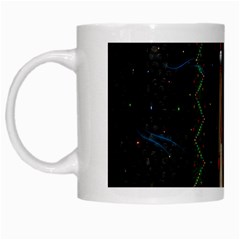 Christmas Xmas Bag Pattern White Mugs by Nexatart