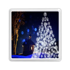 Christmas Card Christmas Atmosphere Memory Card Reader (square)  by Nexatart